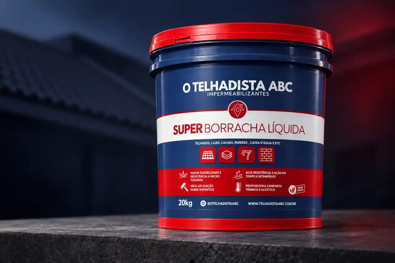 Super Borracha Líquida — produto próprio do O Telhadista ABC