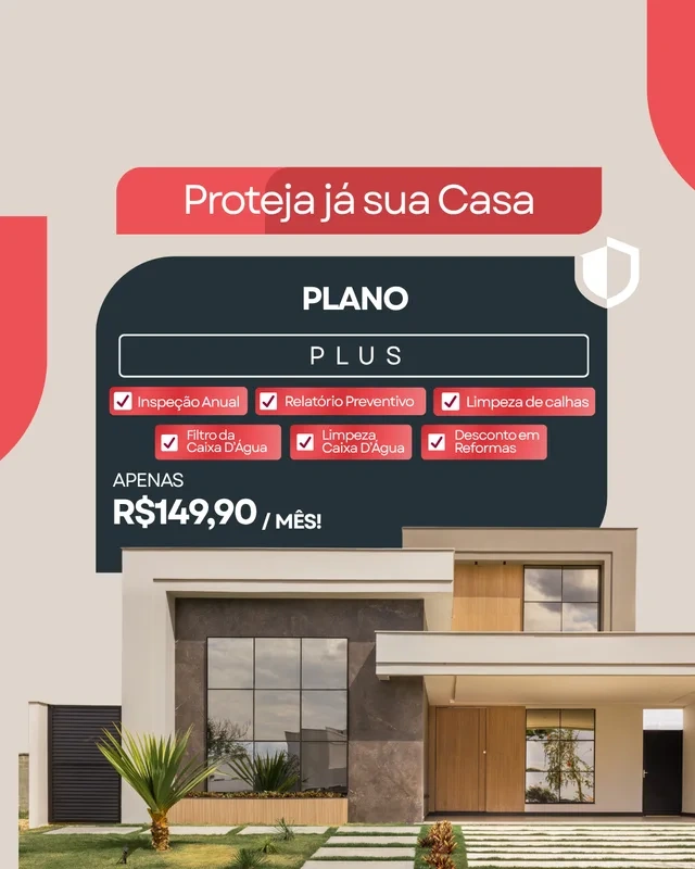 Arte do plano Telhado Fiel Plus
